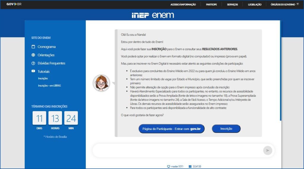 Como posso ver minha nota antiga do ENEM