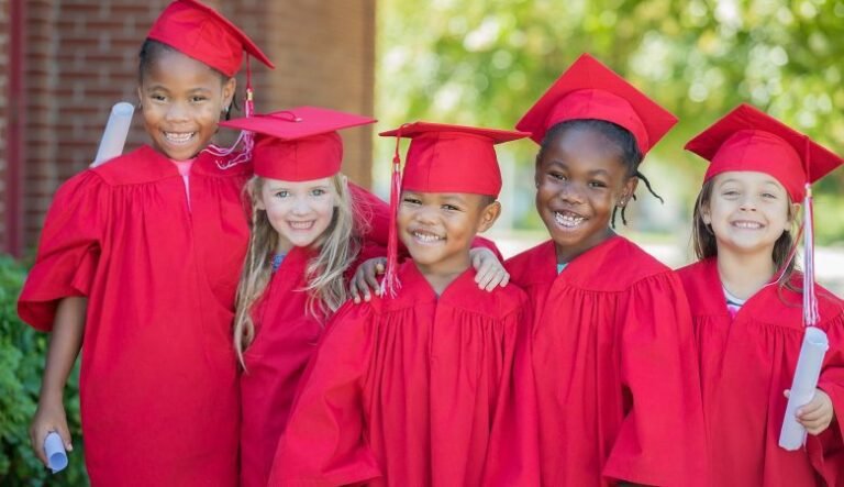 Com quantos anos os estudantes geralmente terminam a escola 23 alunos se formando em uma cerimonia escolar