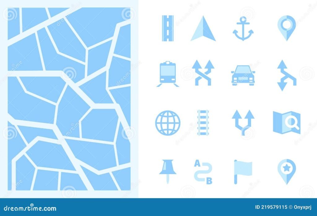 caminho aberto com sinais de direcao