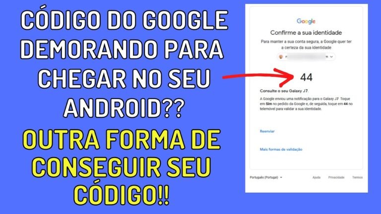 Como posso inserir um código de confirmação no meu celular novo 8 celular exibindo codigo de confirmacao na tela