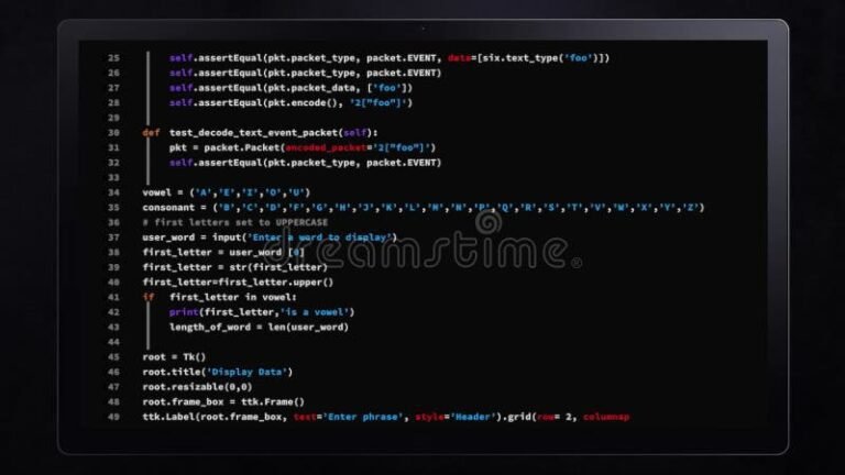 Qual é o melhor site para aprender a programar em Python 23 computador com codigo python na tela