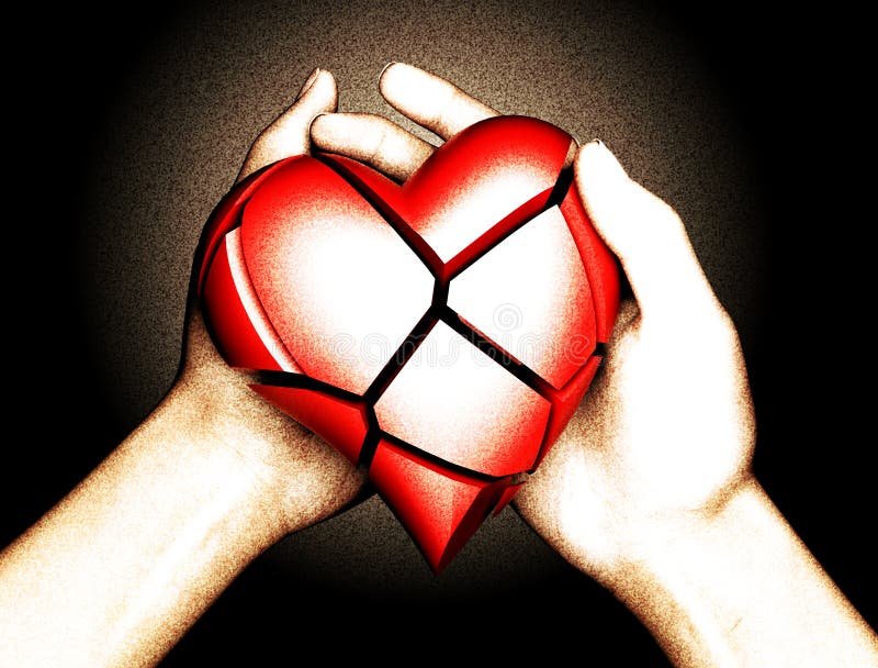 Por que você faz de tudo por alguém que não reconhece seus esforços 1 coracao quebrado com maos estendidas