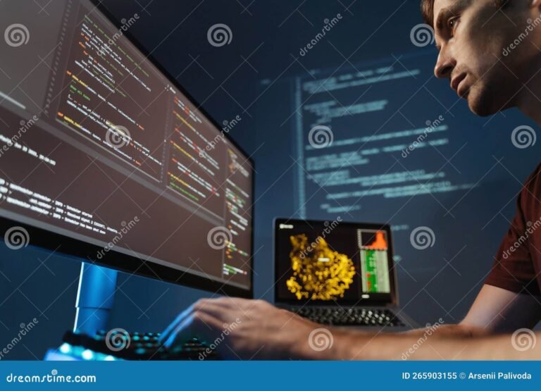 desenvolvedor concentrado em codigo e design