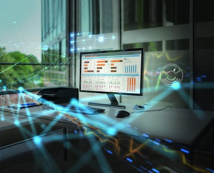 dispositivo de monitoramento de energia em acao