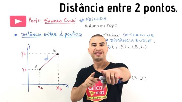 Como Calcular a Distância Entre Dois Pontos em um Plano 25 dois pontos em um plano cartesiano