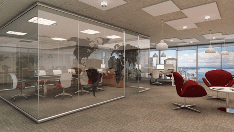 escritorio de contabilidade moderno e organizado