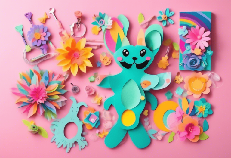 eva colorido em formas criativas e divertidas