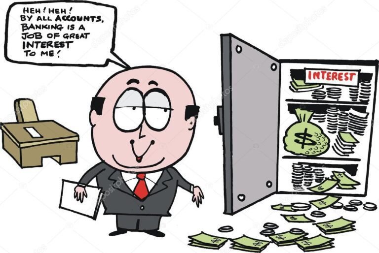 ilustracao de um cofre com dividas