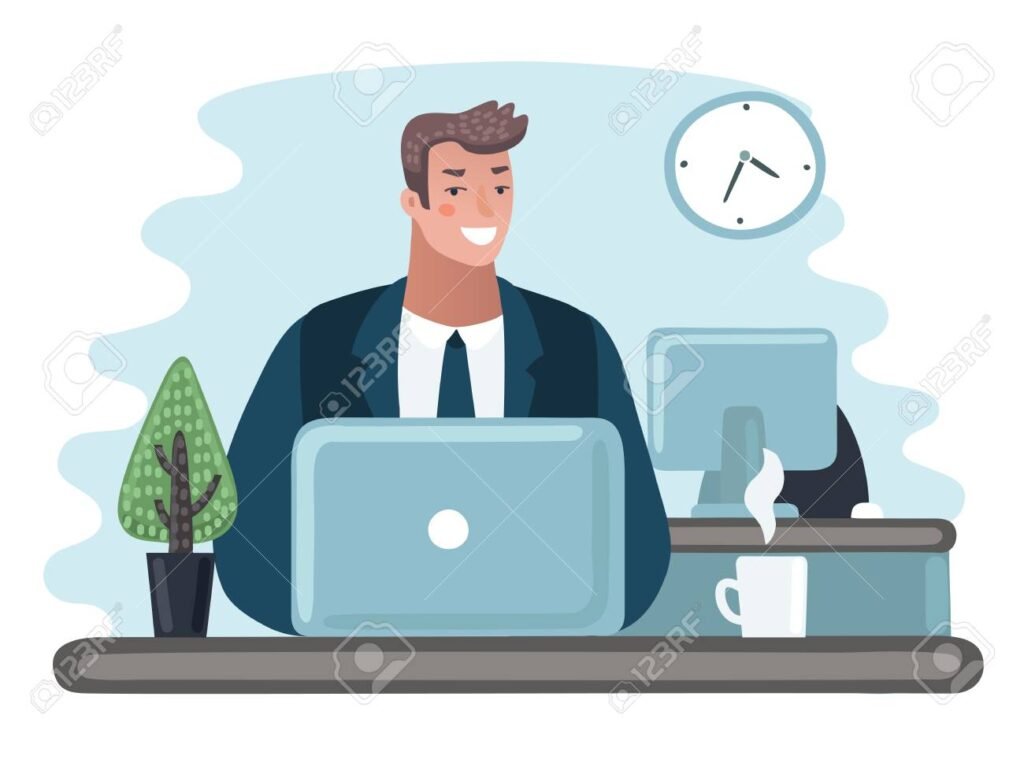 Quais são os CNAEs permitidos para MEI Descubra aqui! 1 ilustracao de um empreendedor trabalhando em casa