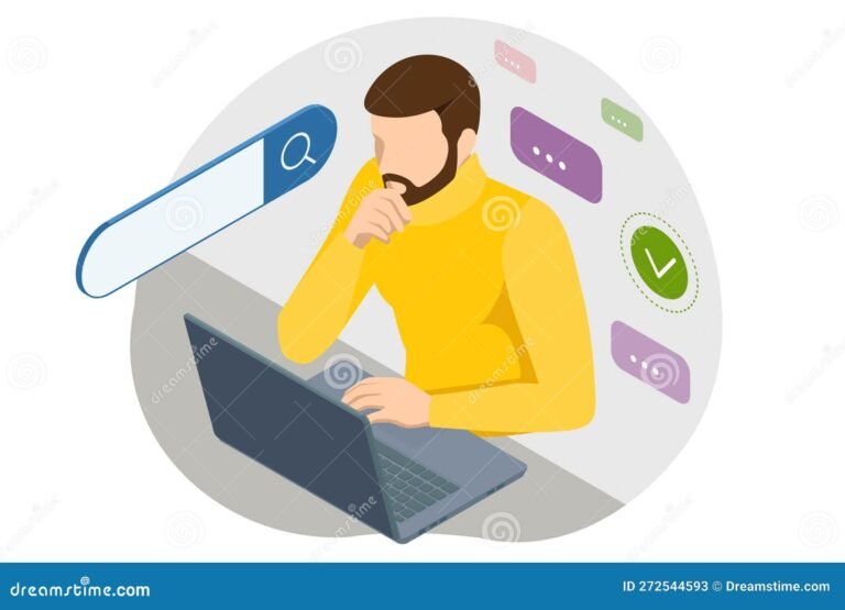 imagem de uma pessoa pesquisando online