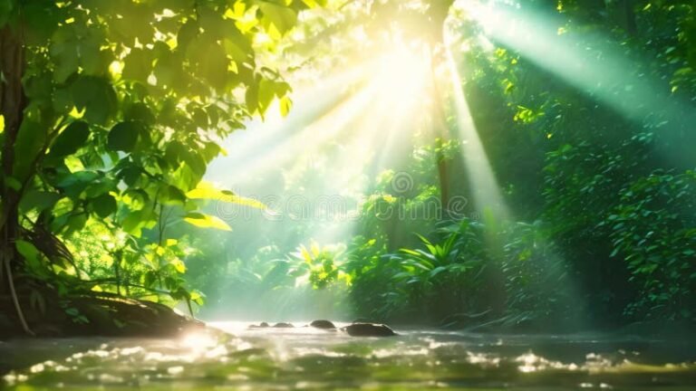 Qual a diferença entre fonte de luz natural e artificial 22 luz do sol iluminando uma floresta densa