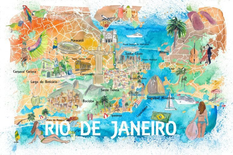 mapa do rio de janeiro com codigos postais