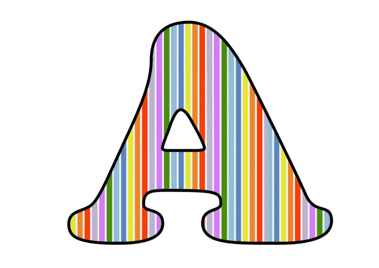 Onde Encontrar Moldes do Alfabeto para EVA de Forma Criativa 14 moldes de letras coloridas em eva