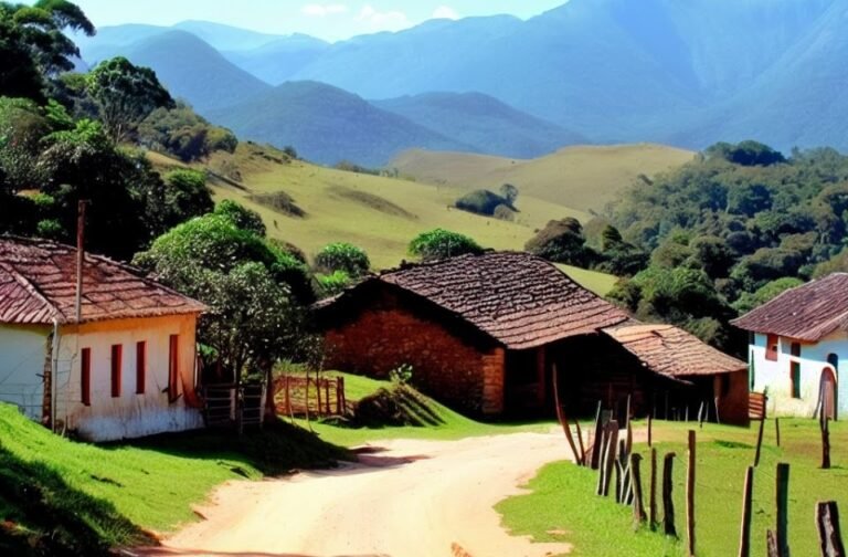 Como Encontrar uma Fazenda para Morar e Trabalhar em MG 11 paisagem rural de minas gerais com fazendas