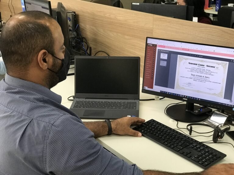 Como Consultar Seu Diploma no MEC Usando o CPF 5 pessoa consultando diploma em um computador