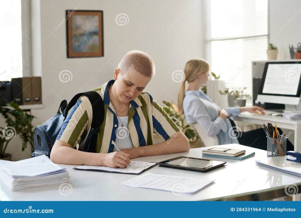 Como se Cadastrar como Perito Judicial em São Paulo Descubra Aqui! 1 pessoas preenchendo formularios em escritorio