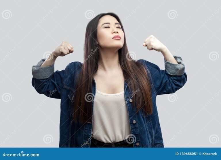 retrato de uma mulher forte e independente