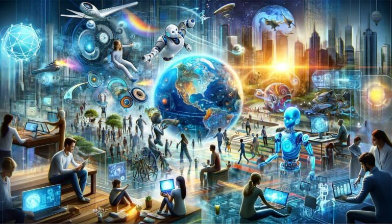 Como as Tecnologias Estão Transformando a Vida no Novo Milênio 22 tecnologia interagindo com pessoas em cidade moderna