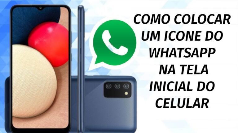 telefone com icone do whatsapp na tela