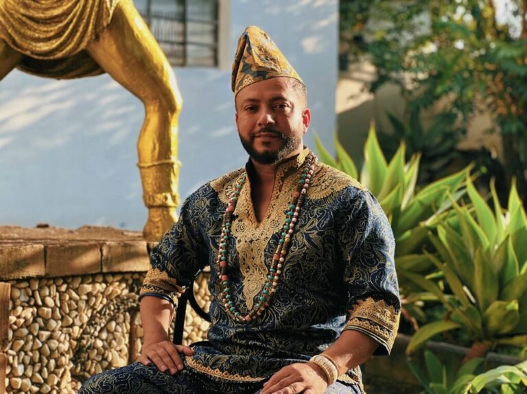 terreiro de umbanda em ambiente natural