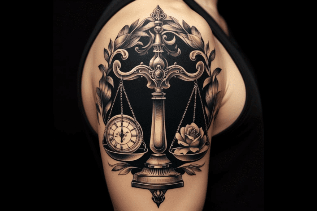 uma balanca simbolizando valor pessoal