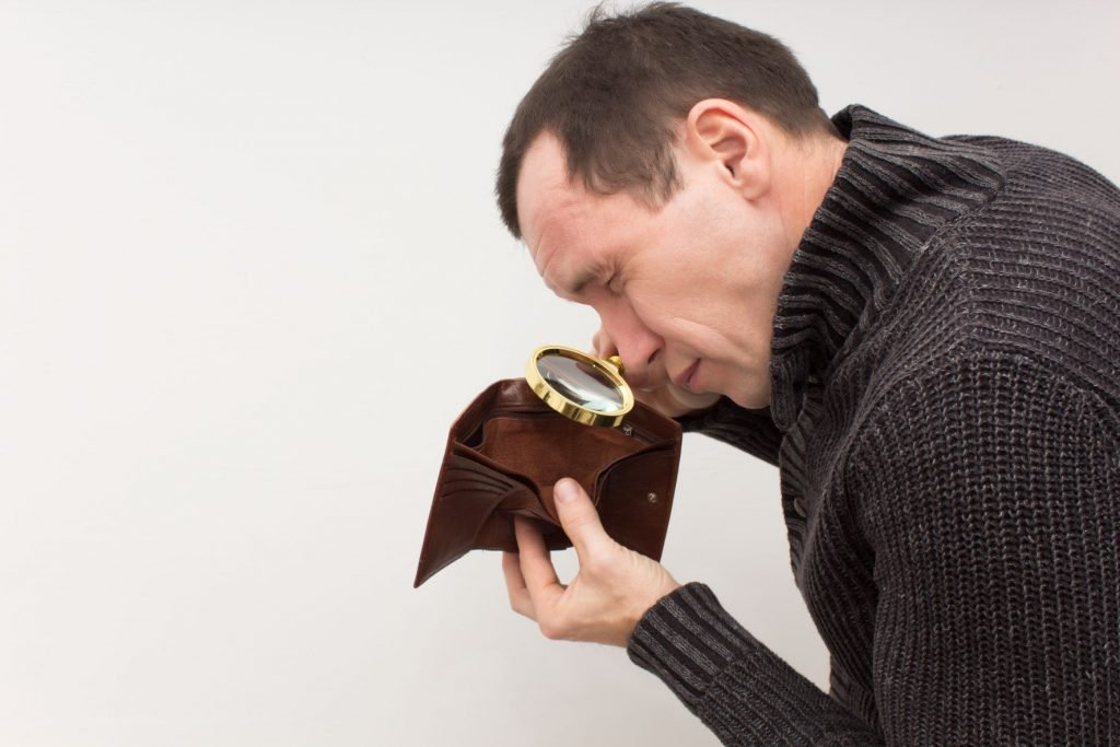 uma caixa de entrada vazia com desespero