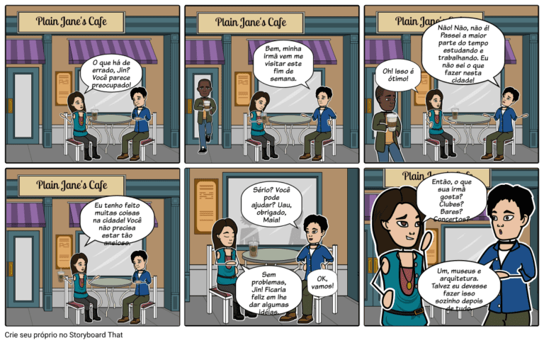 uma conversa aprofundada entre duas pessoas