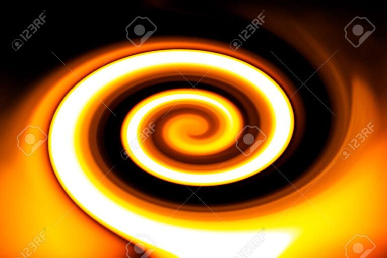 uma espiral colorida em movimento