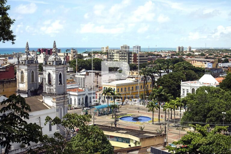 vista panoramica da cidade de santa terezinha